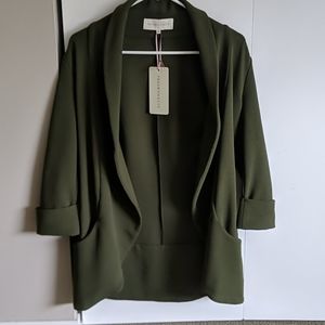 FrenchMauve tunic blazer